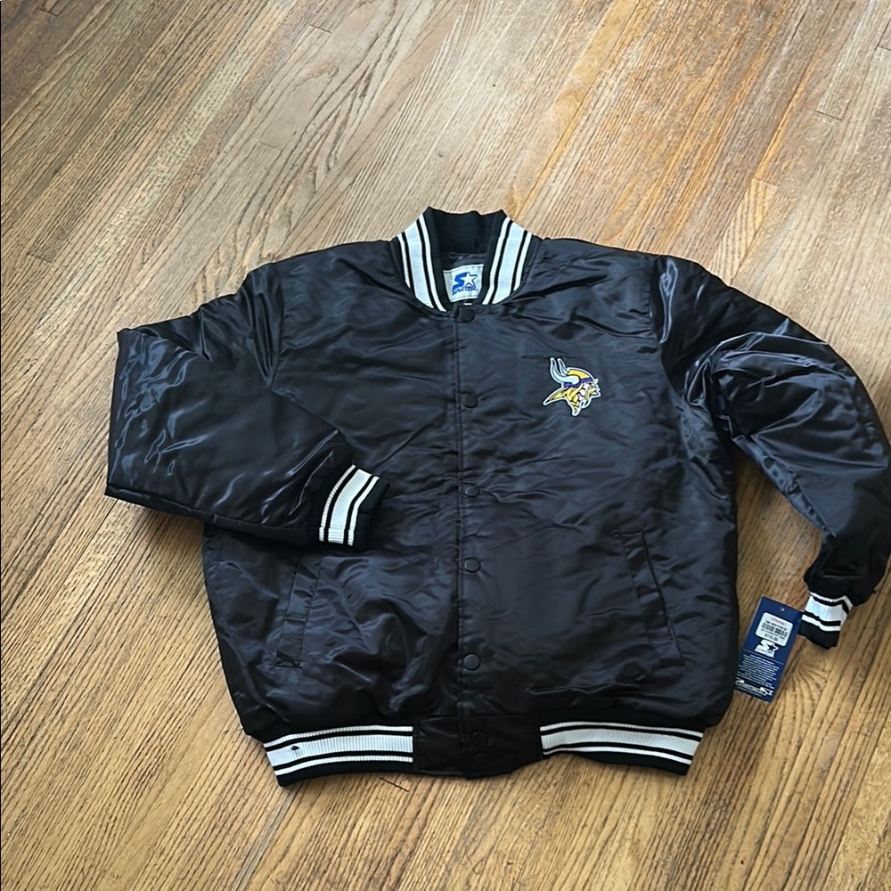 Starter MN Vikings NFl fan Jacket Suze XL NWT